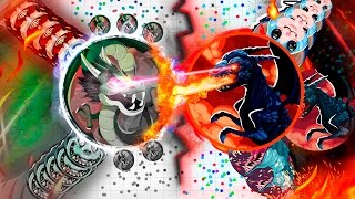 Agario POWER OF EDITING  EPIC SAME SIZE POPSPLIT  BIGGEST TRICKSPLIT EVER [upl. by Lazos164]