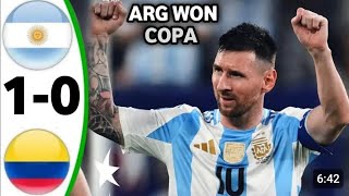 Argentina Vs Colombia 10 Copa America 2024 Final Extended Highlights [upl. by Stillman]