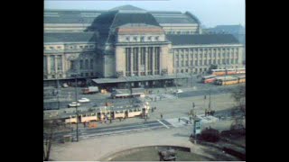 Der Leipziger Hauptbahnhof zu DDR Zeiten [upl. by Tniassuot]