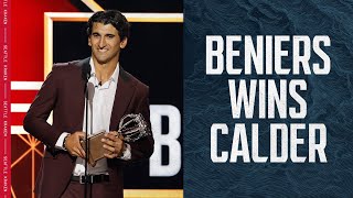 Matty Beniers Wins 2023 Calder Memorial Trophy [upl. by Tiana]