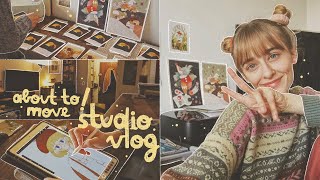 Studio vlog  bientôt un vrai atelier  📦✨ appartements tour à Paris envois patreon [upl. by Idona]