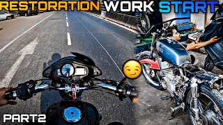 Yamaha Rx100 Restoration part 2 viral rx100 [upl. by Yenahc]