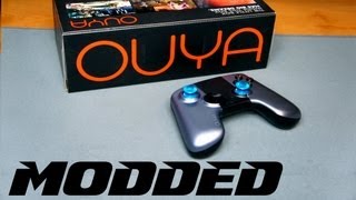 OUYA Modded Controller  How to open the OUYA controller shell Unboxing amp review [upl. by Hsevahb]