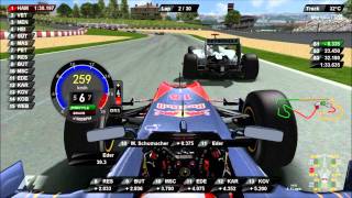 rFactor F1 2011 DRS KERS Onboard SPAIN Catalunya Driver Virtual Eder Belone [upl. by Paugh521]