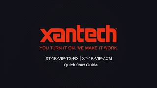 Xantech Video Over IP Quick Start Guide [upl. by Asyral]