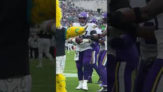 Vikings defense celebrating Harrison Phillips fumble recovery 🕺 [upl. by Yannodrahc939]