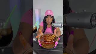 BLOVES SAUCE REVIEW W SMACKING SOUNDS ‼️ messyeater smackingsounds asmr mukbang blovesauce egg [upl. by Aggy]