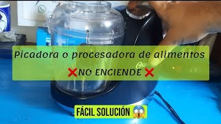 Como reparar una picadora de alimentos que no enciende ❌ fallas comunes y soluciones ✅ [upl. by Utir]