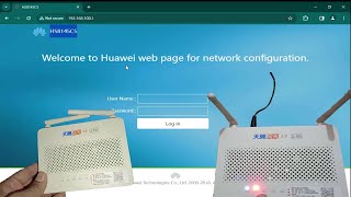 How to Configure Huawei epon wifi onu  FTTH Huawei ONU HS8145C5  Huawei ONU HS8145C5 configuration [upl. by Dubois]