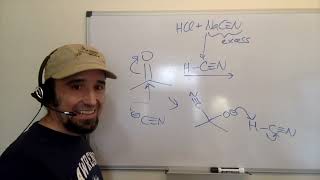 252vid26 cyanohydrin formation [upl. by Sonahpets]