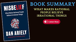 Summary of Misbelief Rational People Believe Irrational Things By Dan Ariely  booktok booktube [upl. by Enitram]