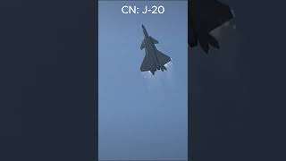 J20 Su57 and F22 Engine Sound Comparison facts [upl. by Samalla399]