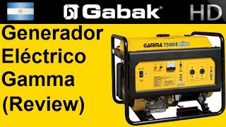 Review grupo electrogeno gamma 7500e elite  sirve para pc y servidores [upl. by Occor666]