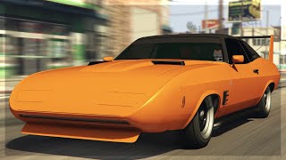 Bravado Gauntlet Classic Custom Customizations Dodge Charger Daytona  GTA 5 Online [upl. by Aennaej]