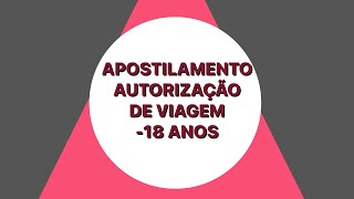 COMO RECONHECER FIRMA E APOSTILAR O FORMULÁRIO DE AUTORIZAÇÃO DE VIAGEM [upl. by Kyred880]