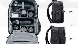 ulanzi bp10 backpack hardshell bag for camera lenses gimbal tripod amp accessories [upl. by Trub]