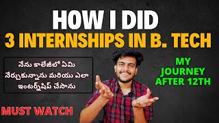 Engineering 3 Internships Earnings and Learning My Journey  Must Watch [upl. by Sudaorb251]