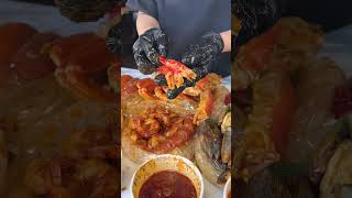 Crawfish boil mukbang [upl. by Riccardo]