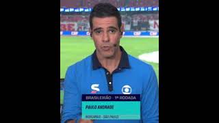 Paulo Andrade narra Botafogo x Bahia pela Copa do Brasil no SporTV nesta terça 30 21h30 [upl. by Adrell]