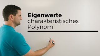 Eigenwerte charakteristisches Polynom Beispiel 2X2Matrix Mathe by Daniel Jung [upl. by Konstanze32]