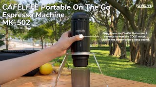 Camping Day  CAFELFFE Portable Coffee Maker MK502 Outdoors Vlog coffee camping coffeeaddict [upl. by Abba]