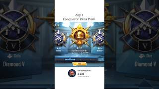 New season C7S19 Conqueror Rank Push Day 1 bgmi qonqueror rankpush vipmanishyt bgmishorts [upl. by Kado]