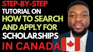 How to search and find scholarships in Canada financial opportunities in Canada [upl. by Karyn]