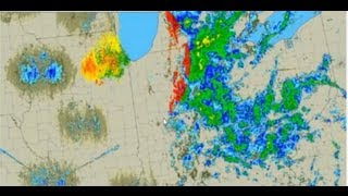 9072011  Intense RADAR flash  HAARP RING out of Chicago Illinois [upl. by Htyderem90]