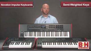 Novation Impulse Series USBMIDI Keyboard Controllers [upl. by Legim815]