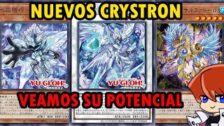 Nueva Cartas Crystron Veamos Su Potencial ¿Halqifibrax Regresa con Errata SUDA YuGiOh TeamSetoX [upl. by Marlette]