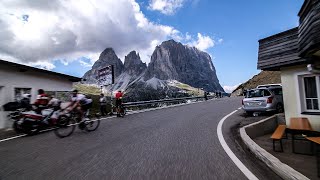 Sella Ronda Passo Sella and Passo Gardena  Italy  Indoor Cycling Training [upl. by Reine]