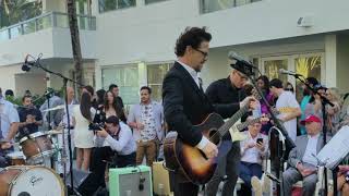 Jason Newsteds Chophouse Band at Miami Art Festival FRAME at the Sagamore Hotel December 2018 [upl. by Akihsal]