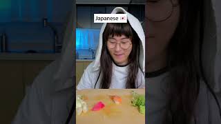 How to eat raw fish [upl. by Denae]