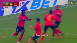 Amazing 🔥 Elias Goal Mozambique Vs Guinea Bissau 21 All Goals Results Highlights amp Analysis [upl. by Branen]