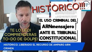 HISTÓRICA demanda de AMPARO CONSTITUCIONAL por USO CRIMINAL de Terapia Génica [upl. by Enelez]