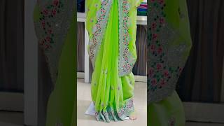 Book Now 918849765376saree ytshortsviral ⁠freegiftviralsaree teez [upl. by Htir]