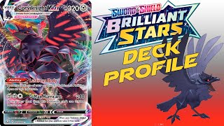 Brilliant Stars Deck Profile Corviknight VMAX [upl. by Neu22]