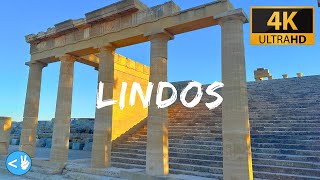 Lindos Acropolis  Jewel of ancient Greece in Rhodes [upl. by Hachmin]