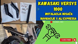 Kawasaski Versys 1000 Navigation bracket  Nosač navigacije s Ali Expressa [upl. by Russian]