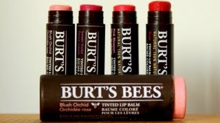 Burts Bees Tinted Lip Balm Review [upl. by Anett]