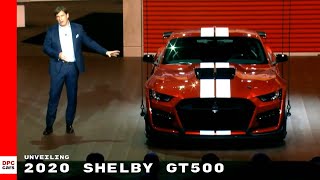 2020 Ford Mustang Shelby GT500 Unveiling [upl. by Ysabel]