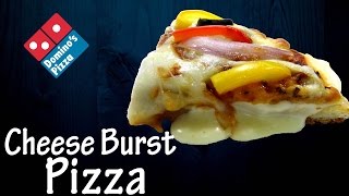 Make Cheese Burst Pizza like Dominos at home   Recipe of cheese sauce  Simply yummylicious [upl. by Bachman]