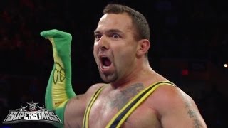 Santino Marella vs JTG WWE Superstars Sept 20 2013 [upl. by Gardia]