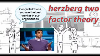 Herzberg two factor theory of motivation [upl. by Melinda800]