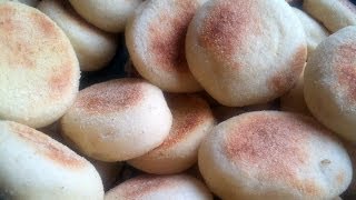 Mini Batbout or Bread Rounds  خبز البطبوط الصغير مترجم للعربية [upl. by Ahsienat]