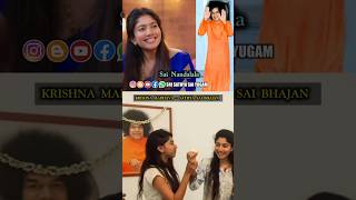 Actress Sai Pallavi Sings Beautiful Sathya Sai Bhajan [upl. by Connel511]