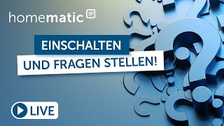 Homematic IP Live  Smart Home FAQ mit Holger [upl. by Ahtnicaj]