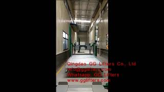 GG lifters two post car parking lift UP [upl. by Bevus]