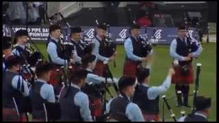 Field Marshal Montgomery Pipe Band  World Champions 2014 Medley [upl. by Llemart615]