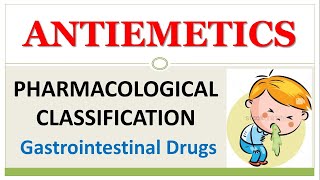 ANTIEMETICS DETAIL DRUG CLASSIFICATION  EMESIS  CAUSES  TREATMENT [upl. by Harte]